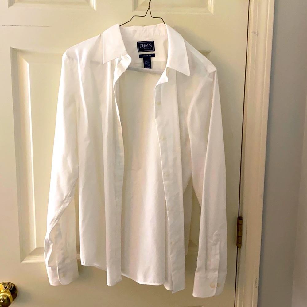 White button down